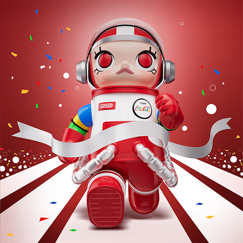 POP MATR｜400% 스페이스 몰리 코카콜라 에디션